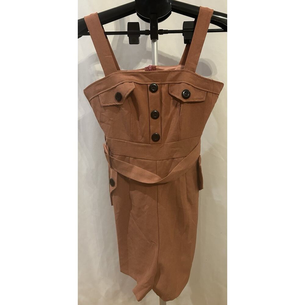 NWT Phuc Le Suit Pink Romper Women's size 8